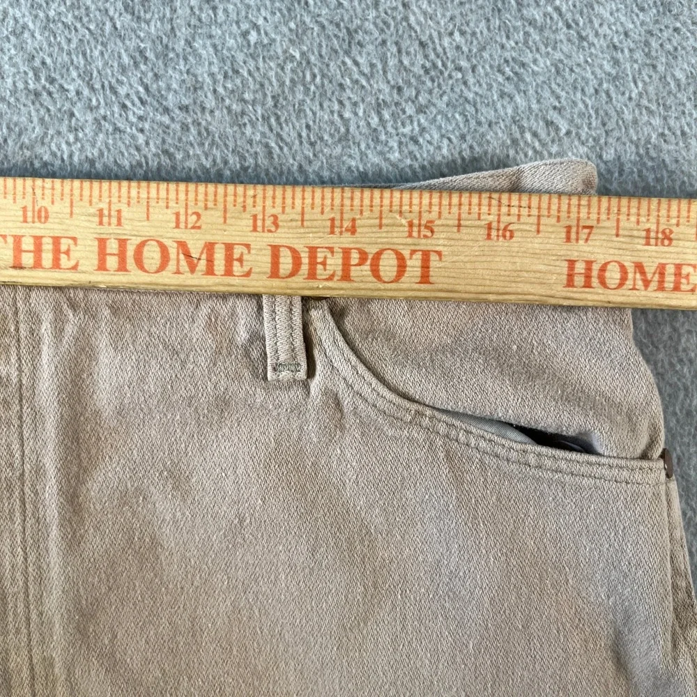 Wrangler Jeans Mens 38x30 Tan Excellent Vintage 13MWZTN Made in USA Cowboy Cut
